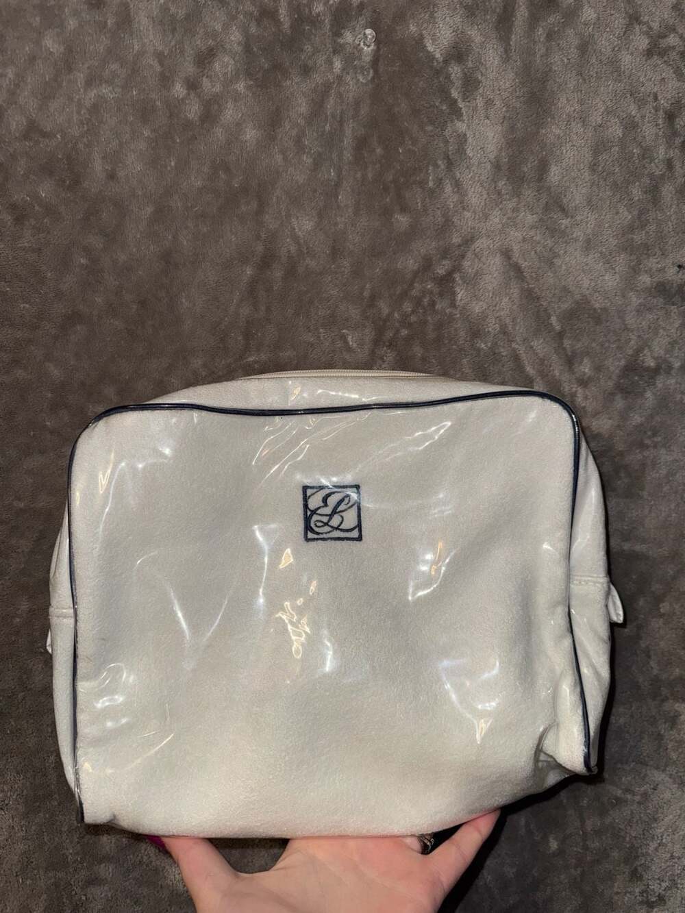 Estée Lauder Cosmetic Makeup Travel Bag Pouch with Logo